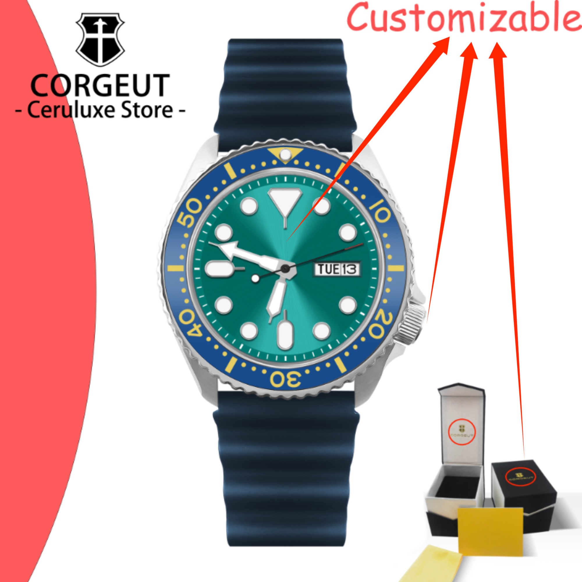 Luxury Watch Display - Мужские механические часы для дайвинга с