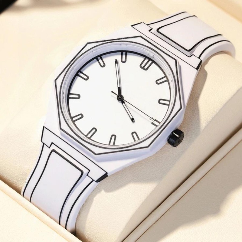Luxury Watch White - Новые модные кварцевые часы для мужчин