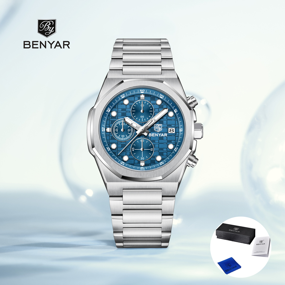 Luxury Watch Organizer - Новинка 2022, мужские часы BENYAR, роскошные
