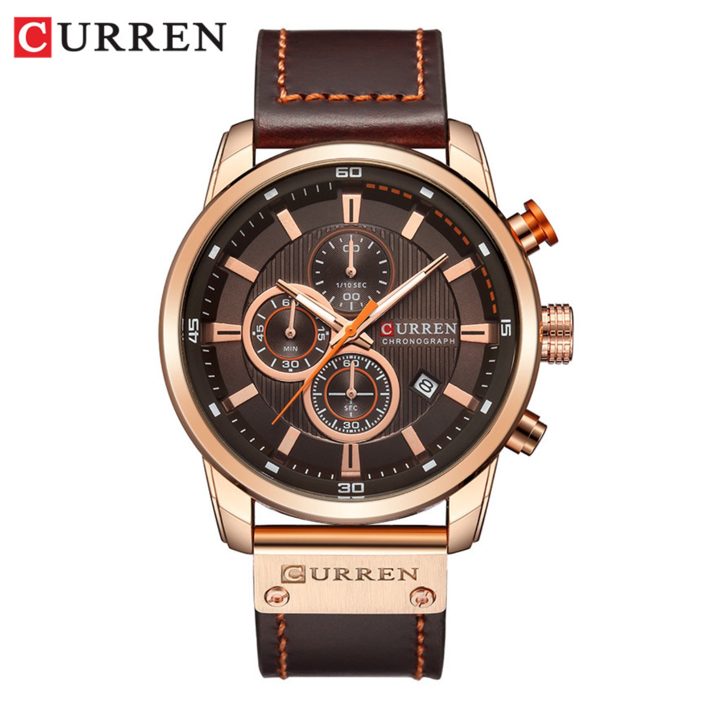 Luxury Watch Brand - Мужские кварцевые часы CURREN Fashion Date,