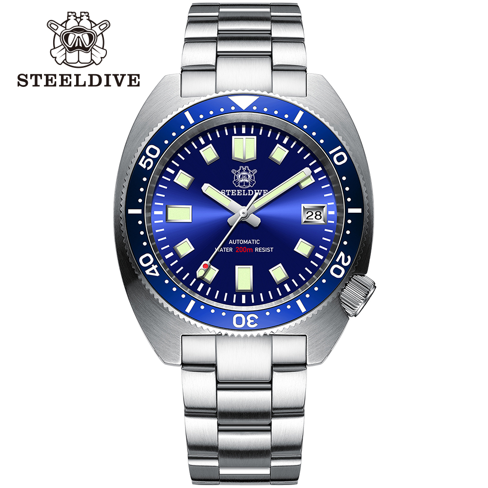 Seiko Watch Prospex - STEELDIVE 42 мм тонкое морское ушко