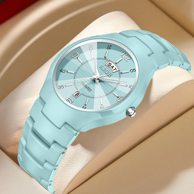 Luxury Watch For Women - LIGE Роскошные элегантные кварцевые женские часы,