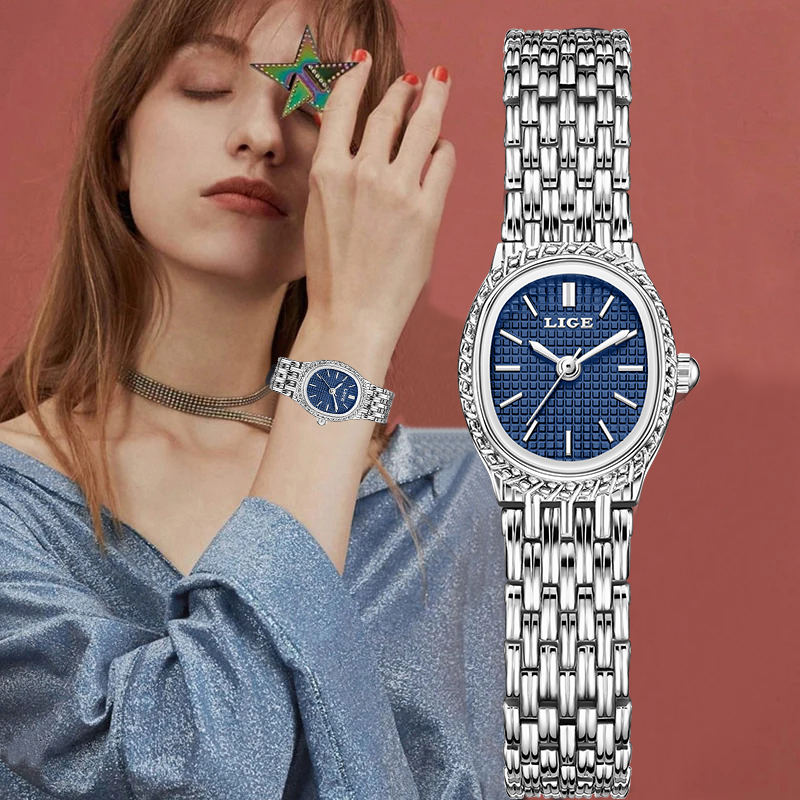 Luxury Watch For Women - LIGE модные роскошные кварцевые женские часы