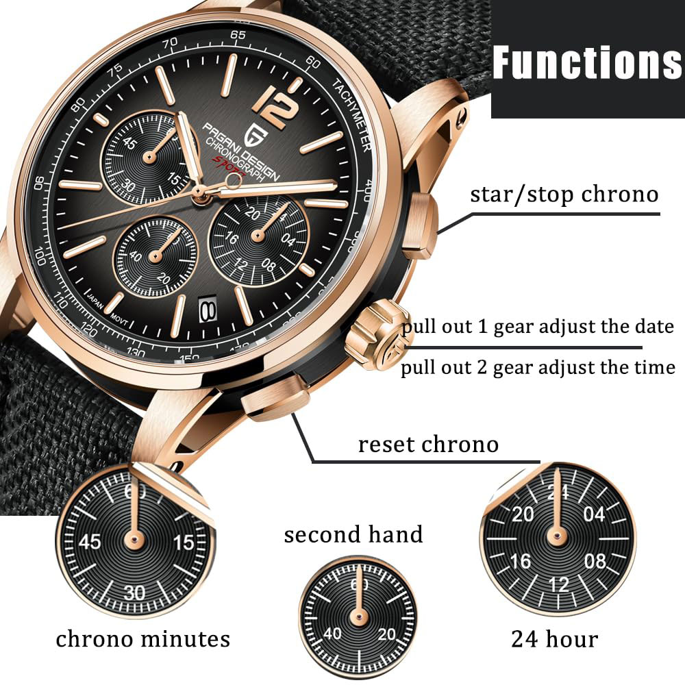 Luxury Watch Brand - PAGANI DESIGN новые мужские часы 41