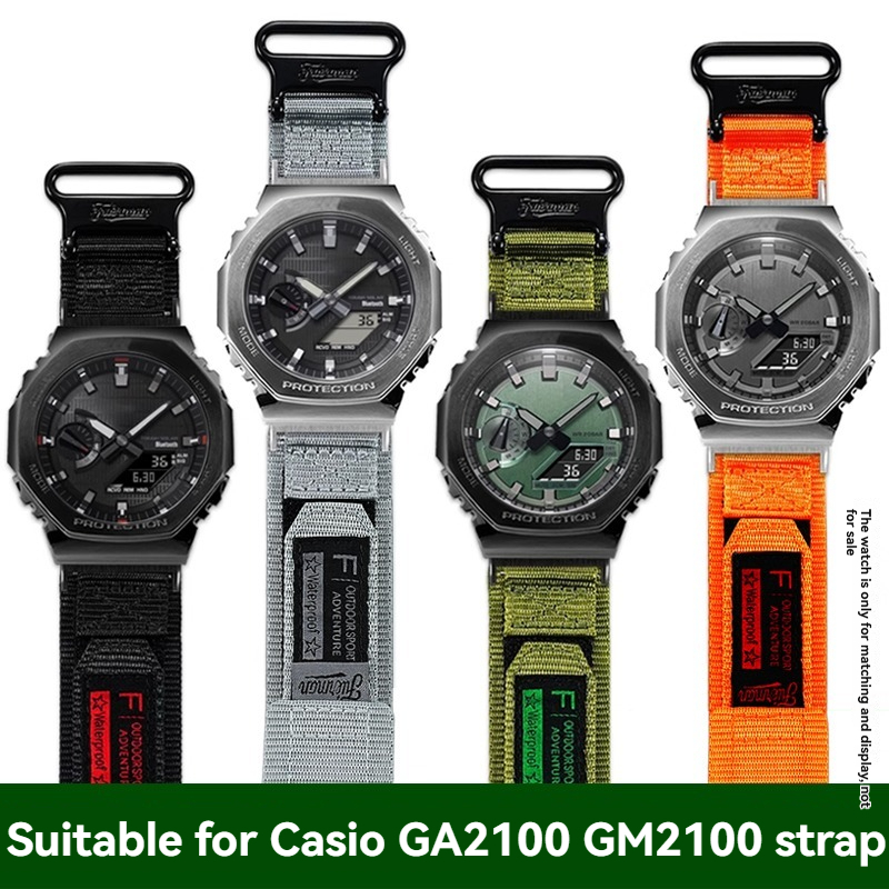 Casio Watch G-Shock Ga-2100 - Нейлоновый холщовый ремешок для часов Casio