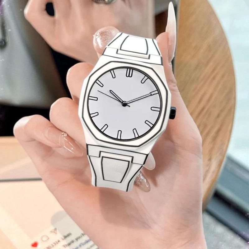 Новые модные кварцевые часы дл – обзор и цена Luxury Watch White