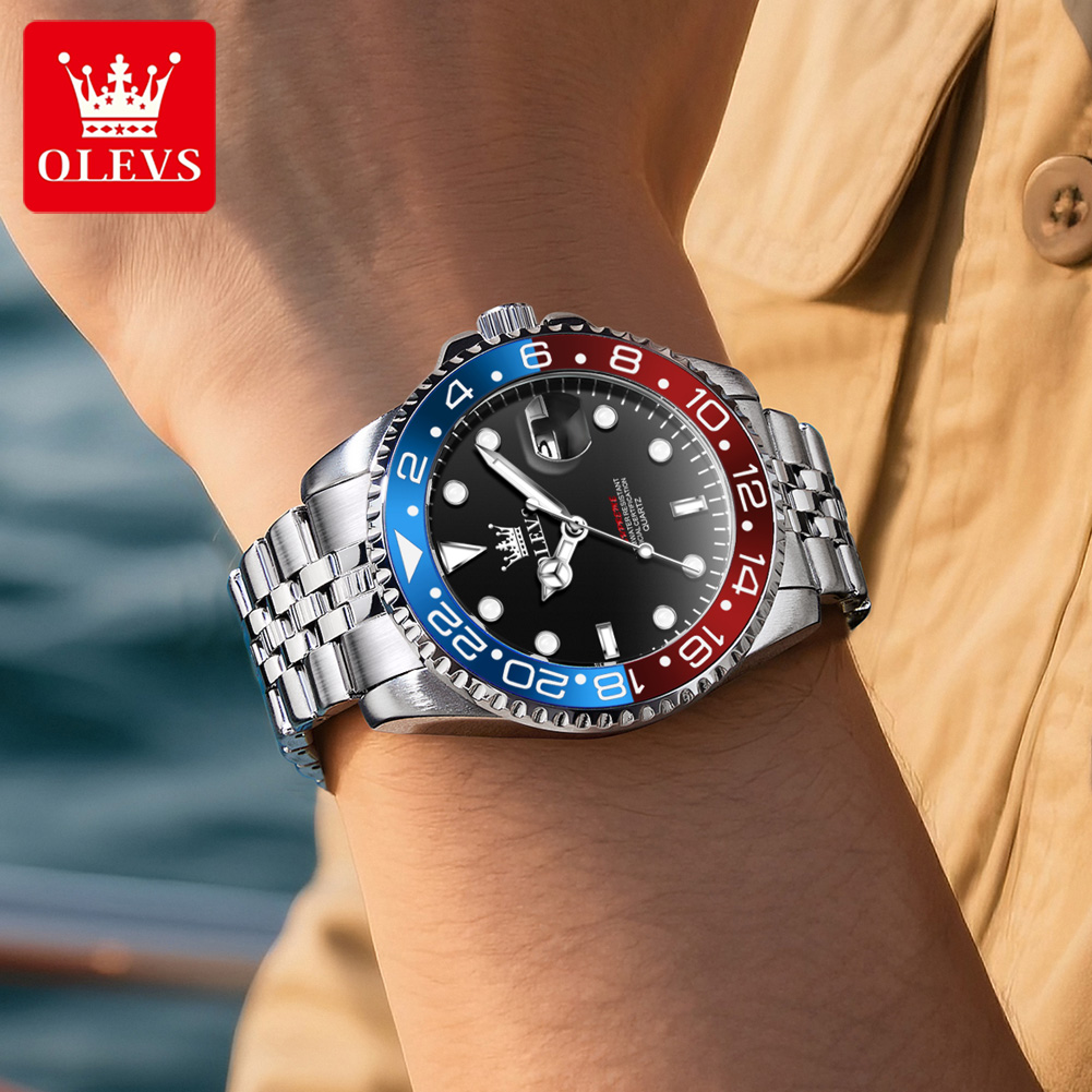 OLEVS 5657 Оригинальные мужски – обзор и цена Luxury Watch Brand