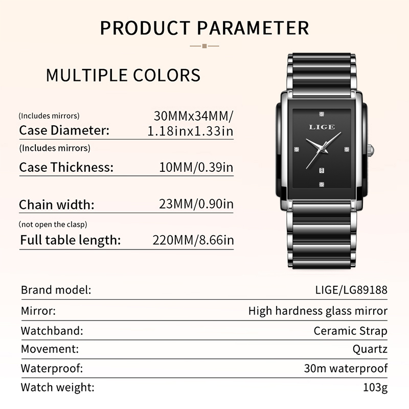 LIGE новые роскошные женские ч – обзор и цена Luxury Watch Organizer