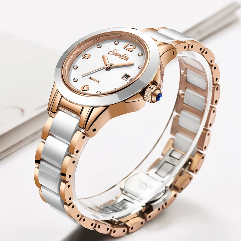 Sunkta модные повседневные ква – обзор и цена Luxury Watch For Women