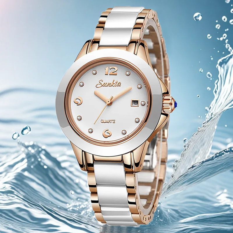 Sunkta модные повседневные ква – обзор и цена Luxury Watch For Women