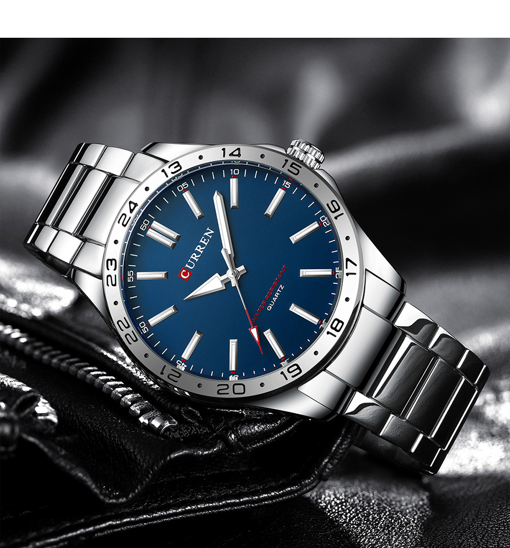 Мужские кварцевые наручные час – обзор и цена Luxury Watch White