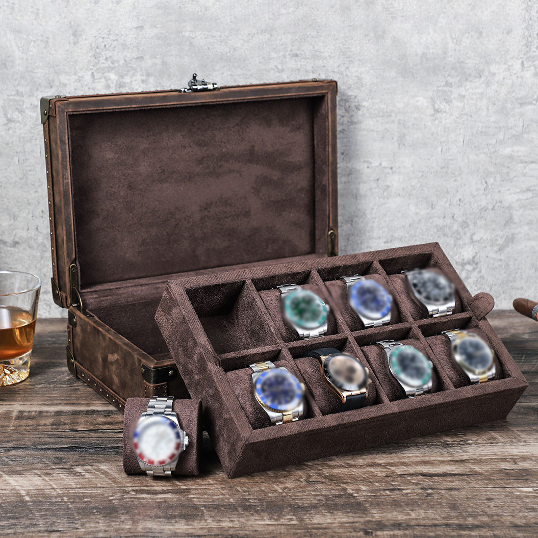 Кожаный футляр для часов CONTA – обзор и цена Luxury Watch Organizer