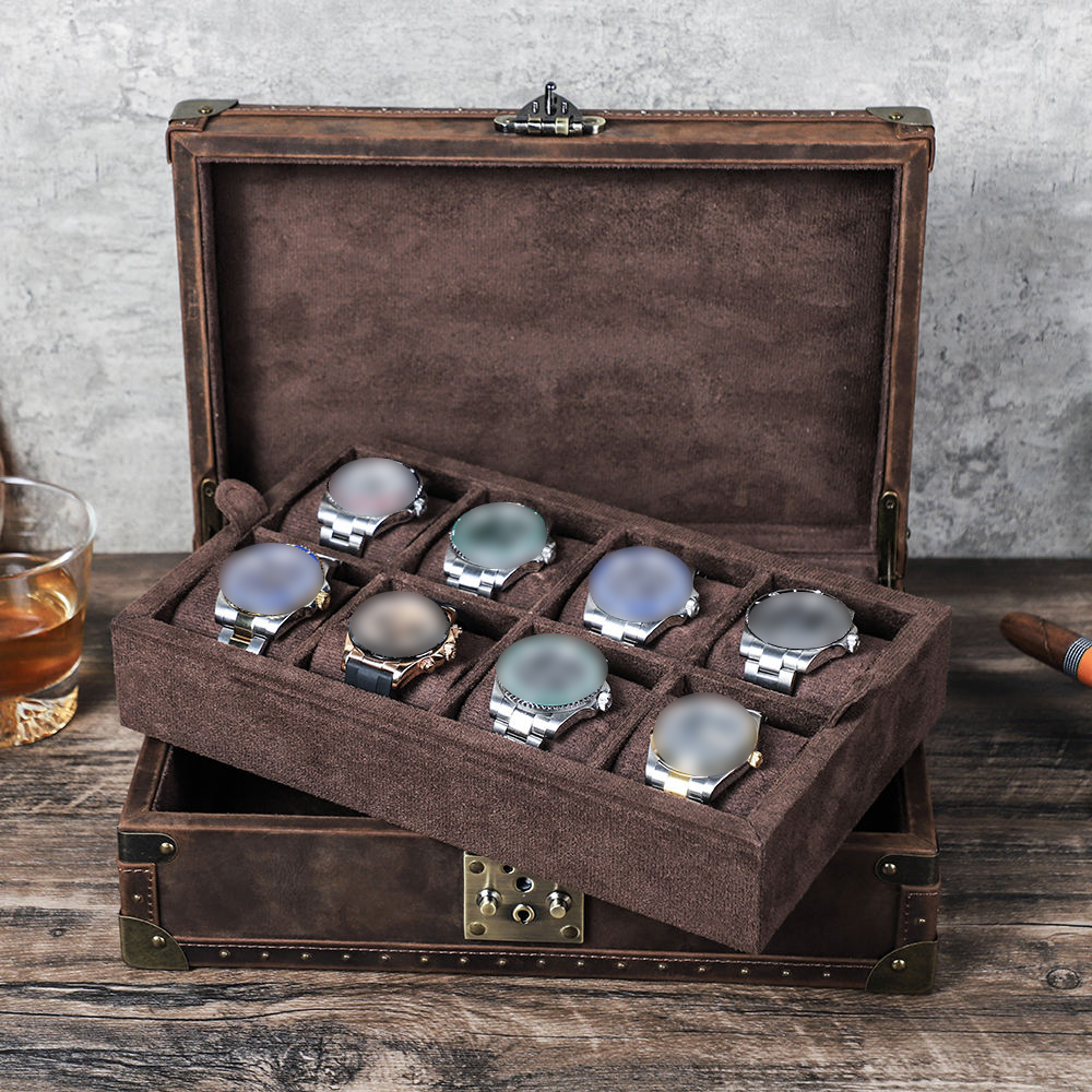 Кожаный футляр для часов CONTA – обзор и цена Luxury Watch Organizer
