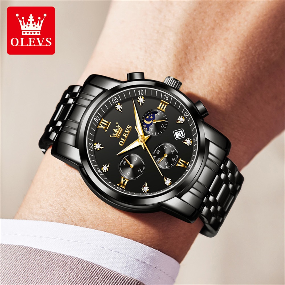 OLEVS Популярные мужские часы  – обзор и цена Luxury Watch Brand